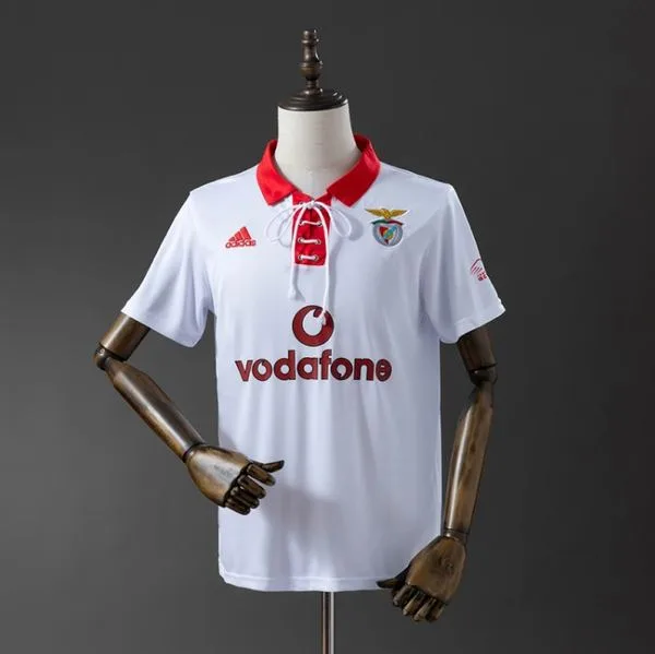 Camiseta de fútbol SL Benfica 2004/05 VISITANTE MANGA CORTA VERSION FAN
